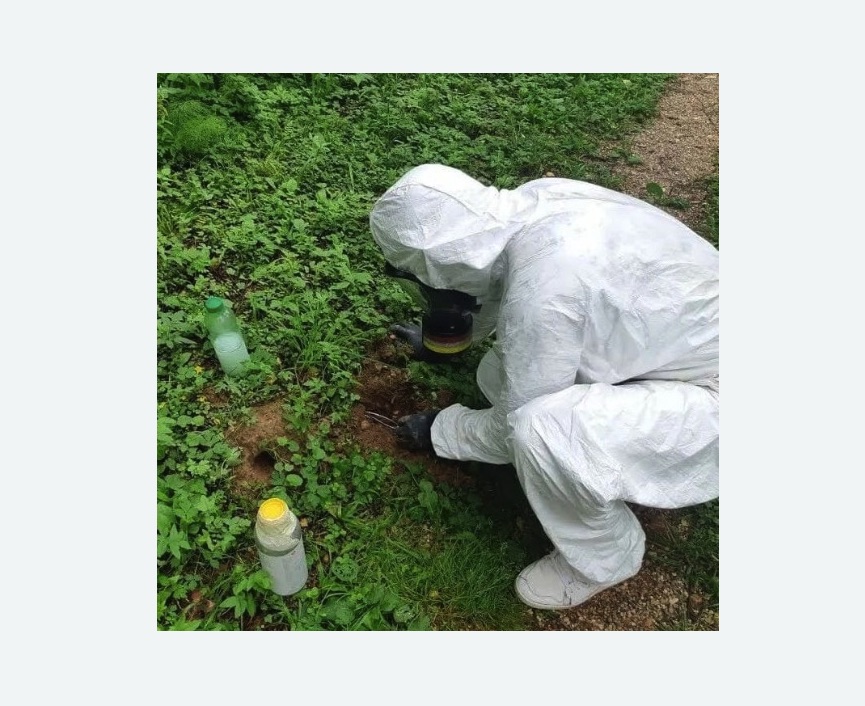 уничтожение кротов на участке в Протвино